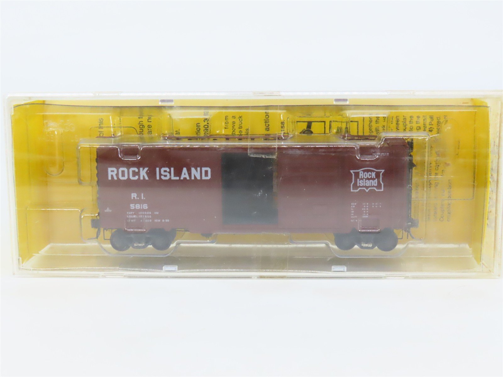 HO Scale Kadee 5234 RI Rock Island 40' Box Car 5816 RTR