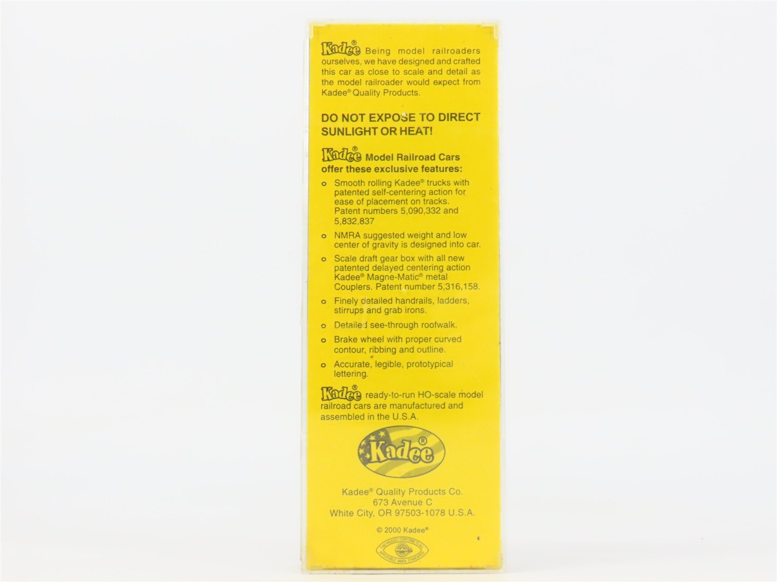 HO Scale Kadee 5234 RI Rock Island 40' Box Car 5816 RTR
