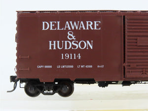 HO Scale Kadee 4004 D&H Delaware & Hudson 40' Box Car 19114 RTR
