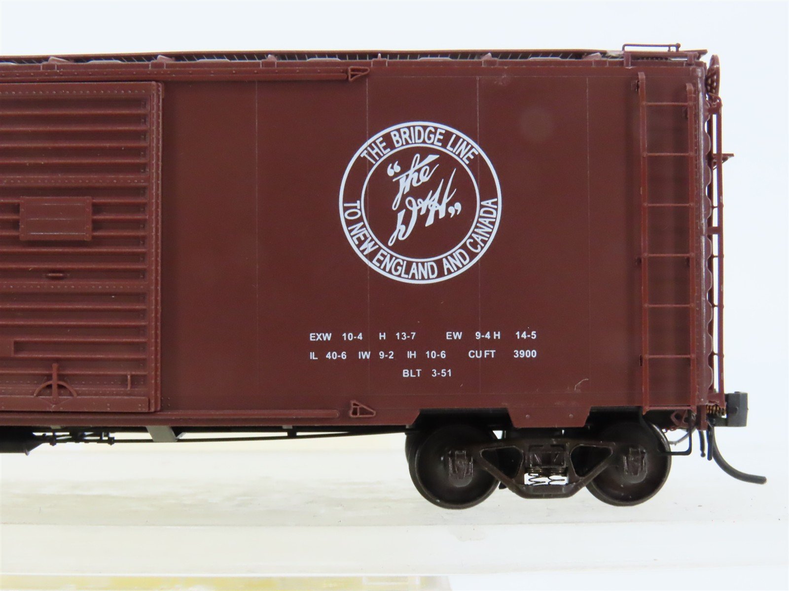 HO Scale Kadee 4004 D&H Delaware & Hudson 40' Box Car 19114 RTR