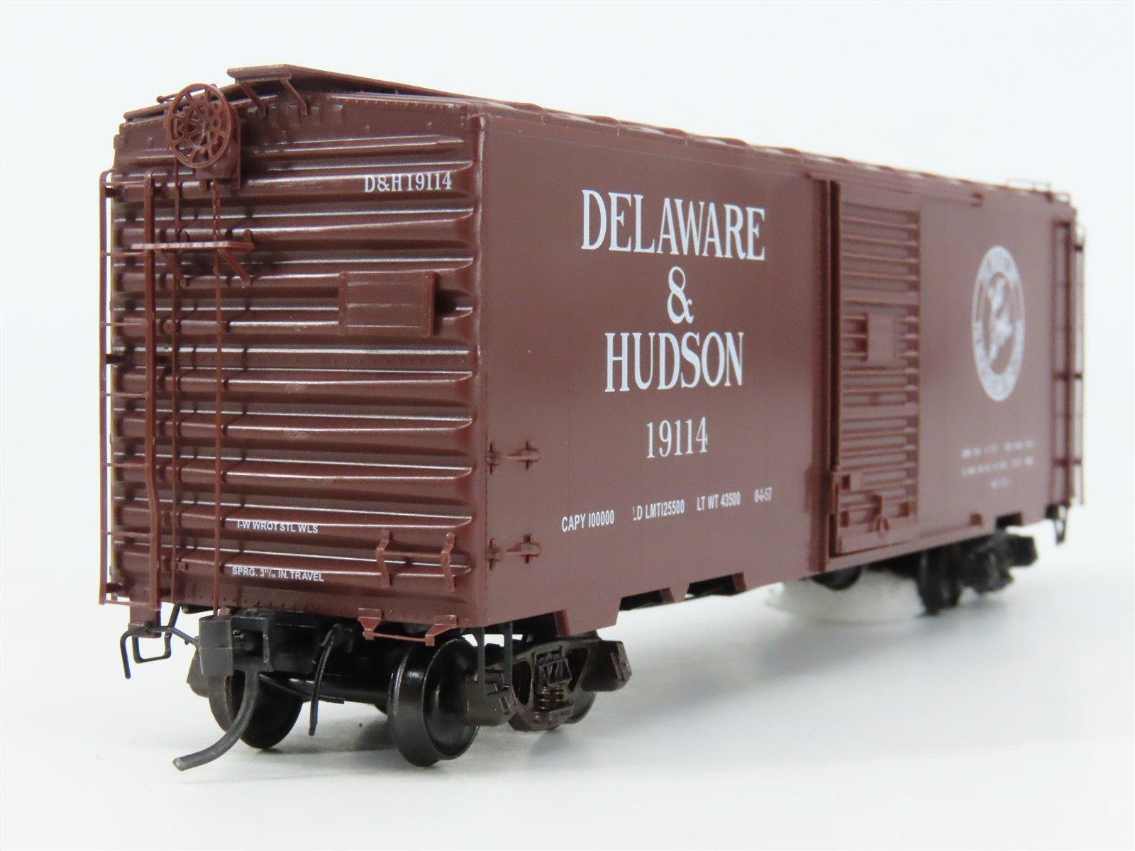 HO Scale Kadee 4004 D&H Delaware & Hudson 40' Box Car 19114 RTR
