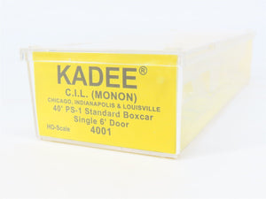 HO Scale Kadee 4001 CIL Monon 40' Box Car 729 RTR