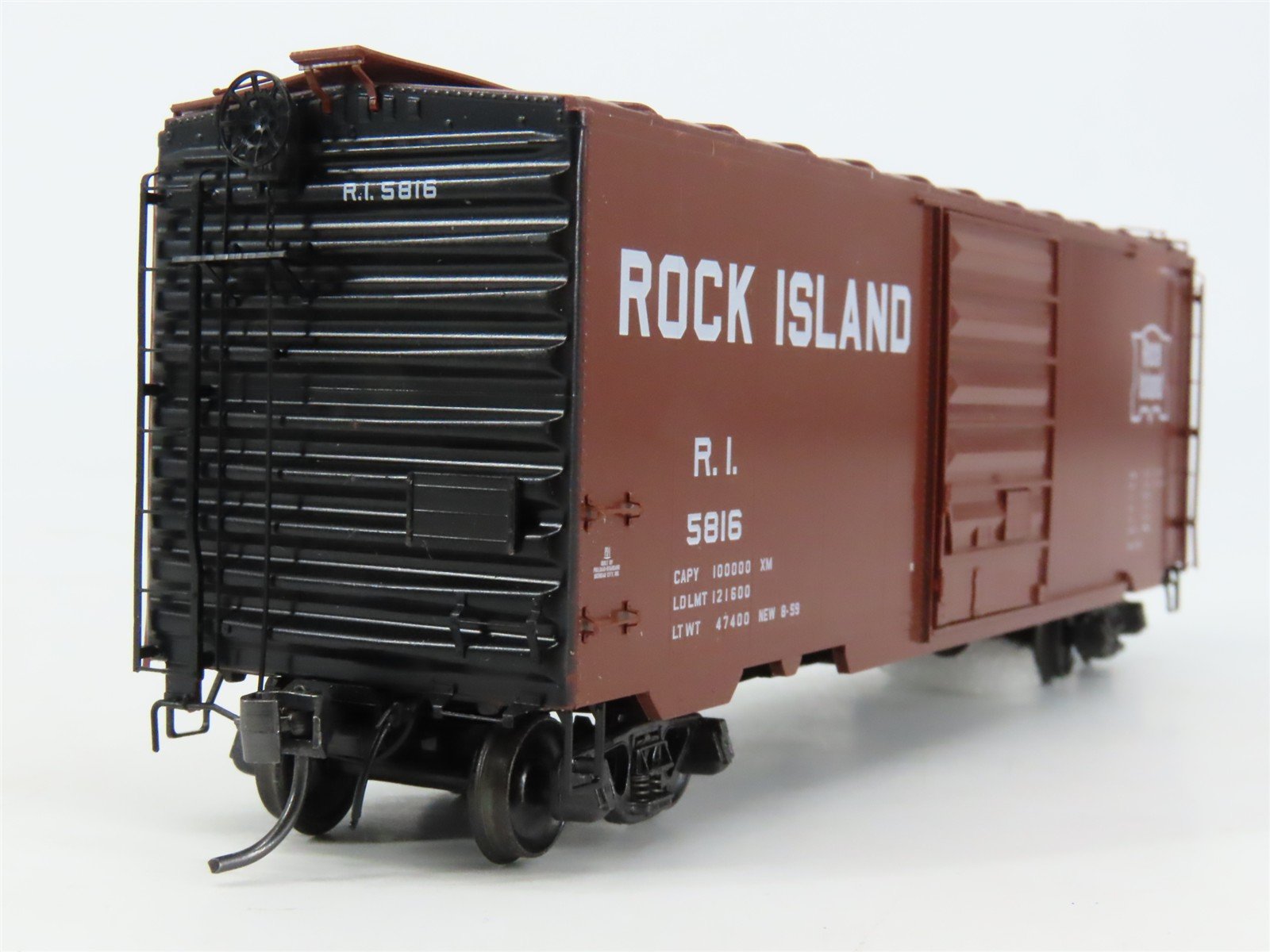 HO Scale Kadee 5234 RI Rock Island 40' Box Car 5816 RTR