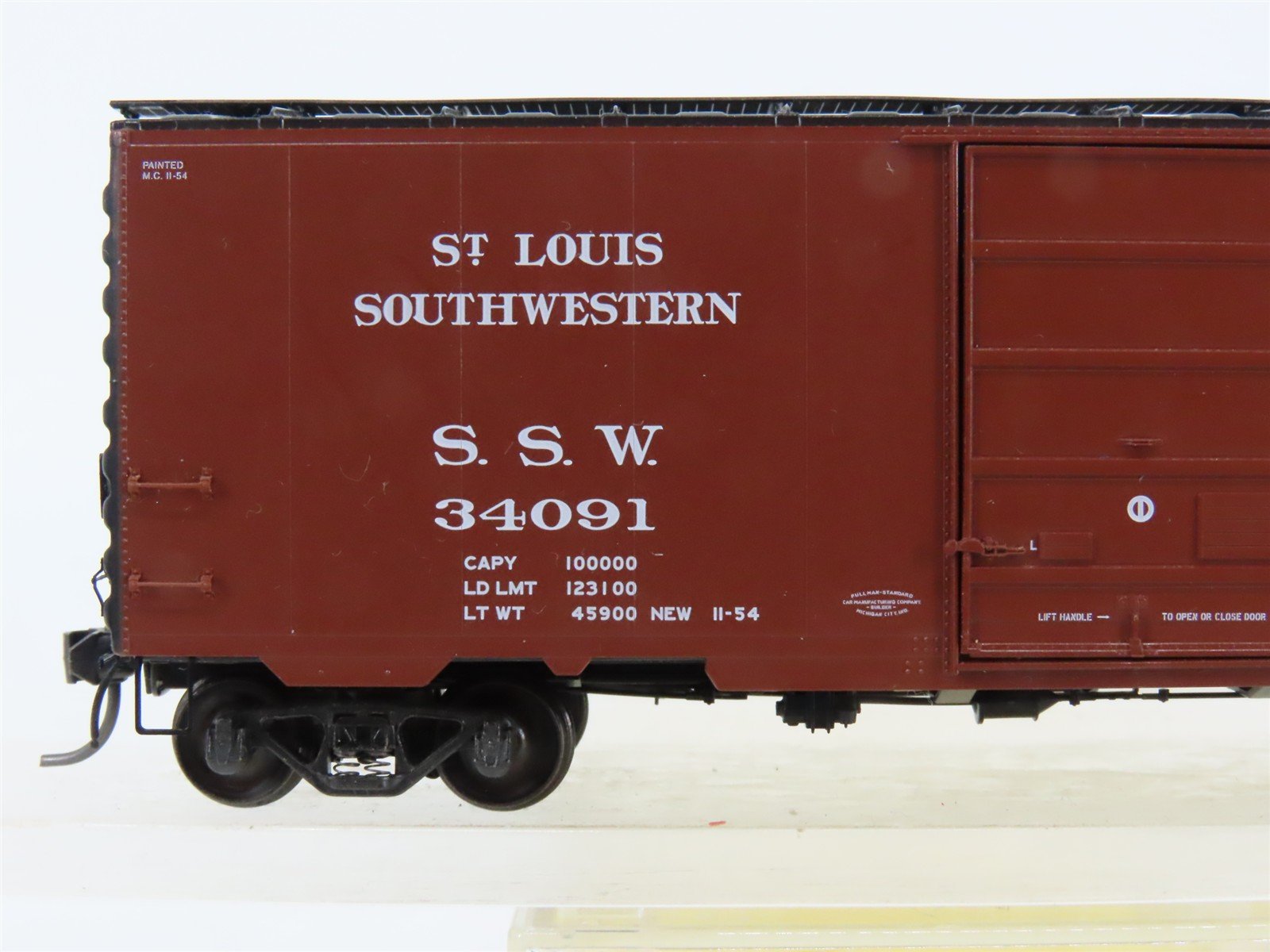 HO Scale Kadee 4902 SSW St. Louis Southwestern 40' Box Car 34091 RTR