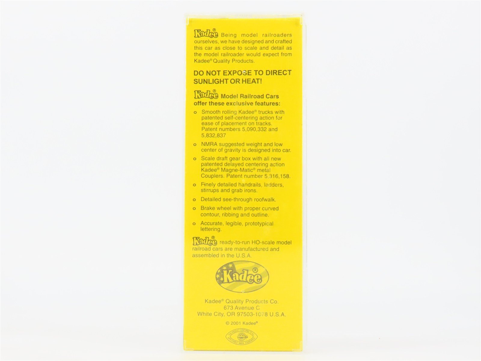 HO Scale Kadee 4902 SSW St. Louis Southwestern 40' Box Car 34091 RTR