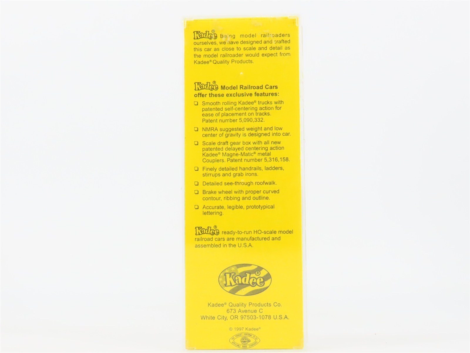HO Scale Kadee 4015 ATSF Santa Fe 40' PS-1 Box Car 31440 RTR