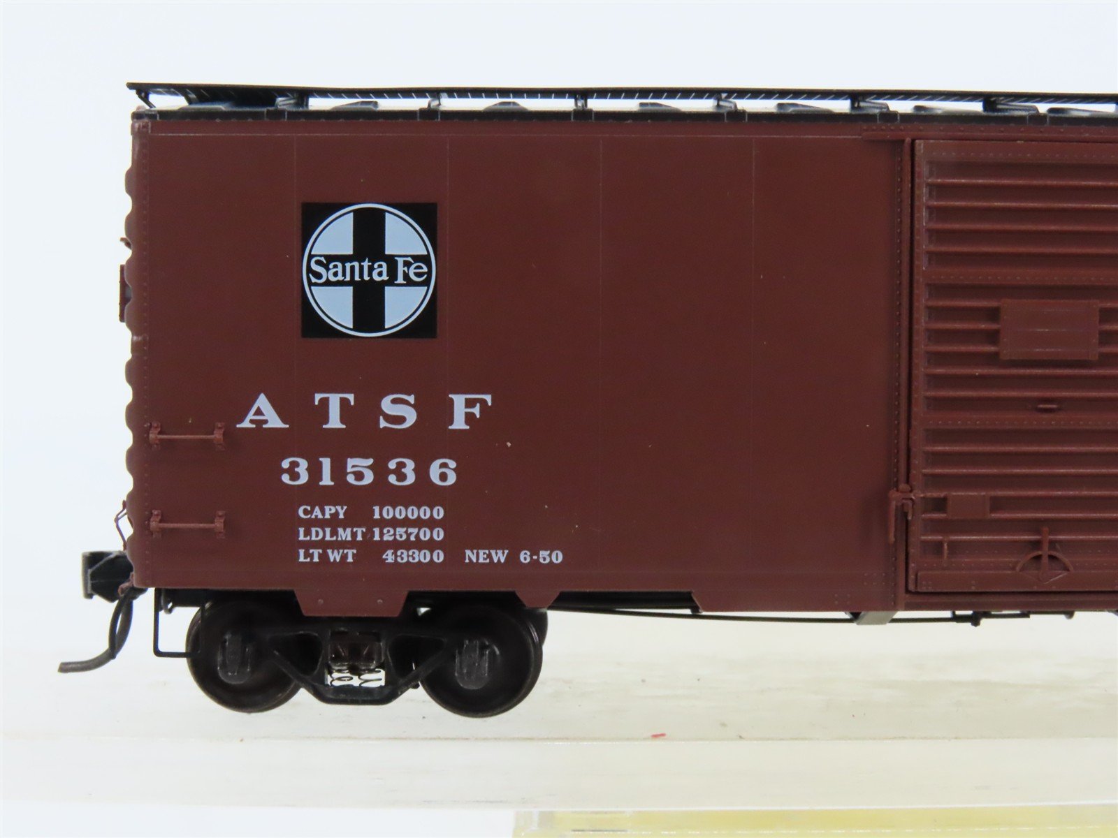 HO Scale Kadee 4054 ATSF Santa Fe 40' Box Car 31536 RTR