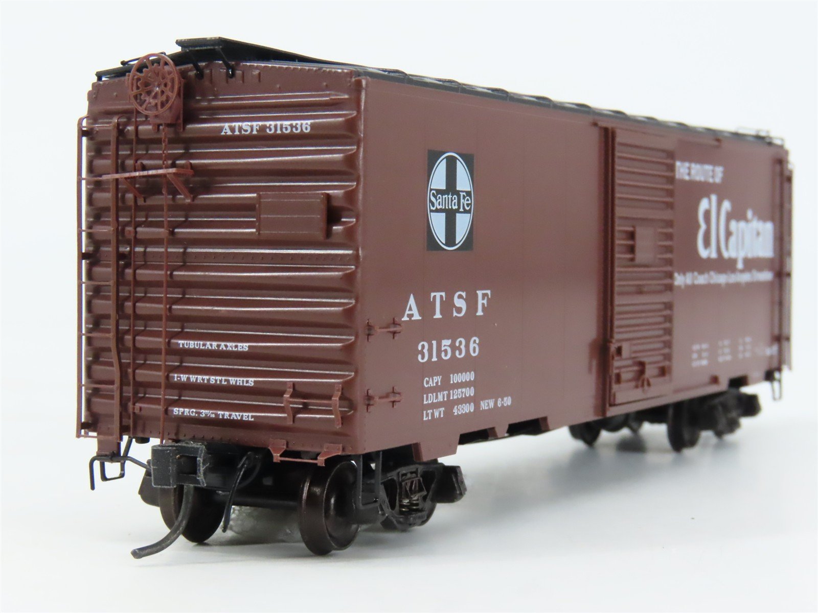 HO Scale Kadee 4054 ATSF Santa Fe 40' Box Car 31536 RTR