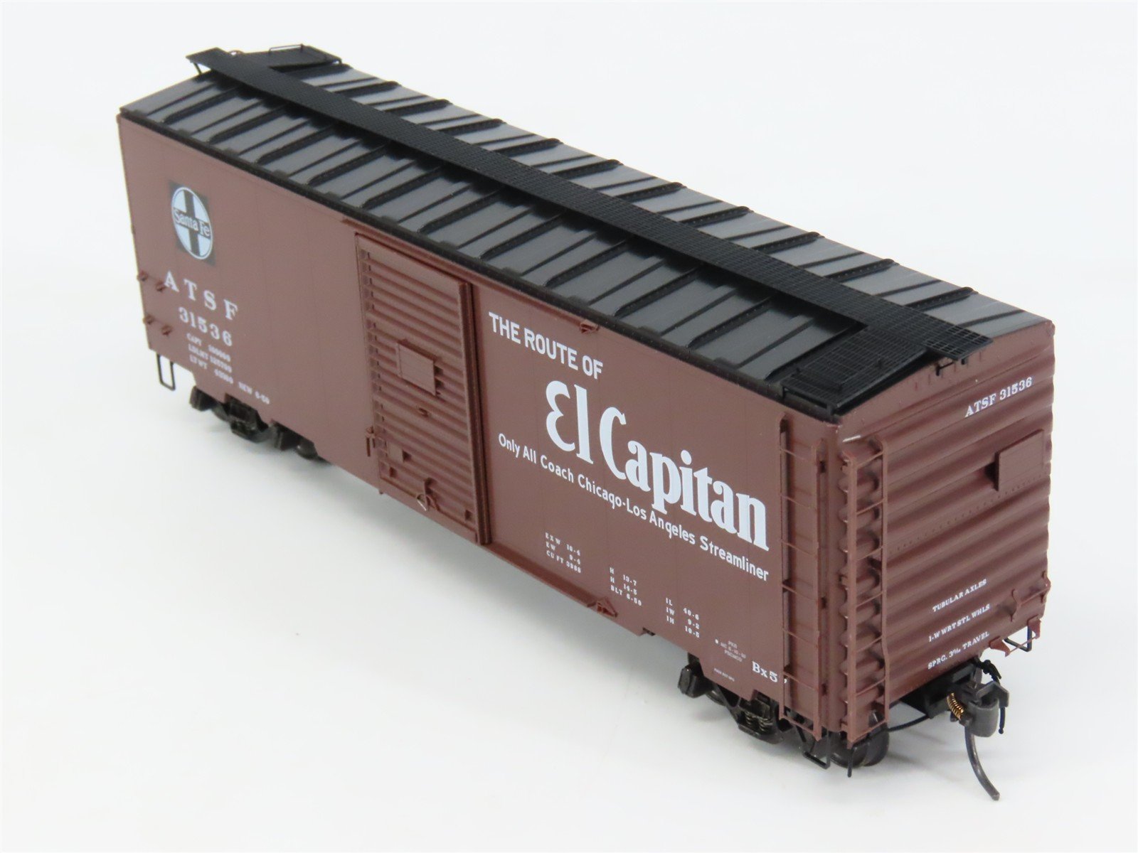 HO Scale Kadee 4054 ATSF Santa Fe 40' Box Car 31536 RTR