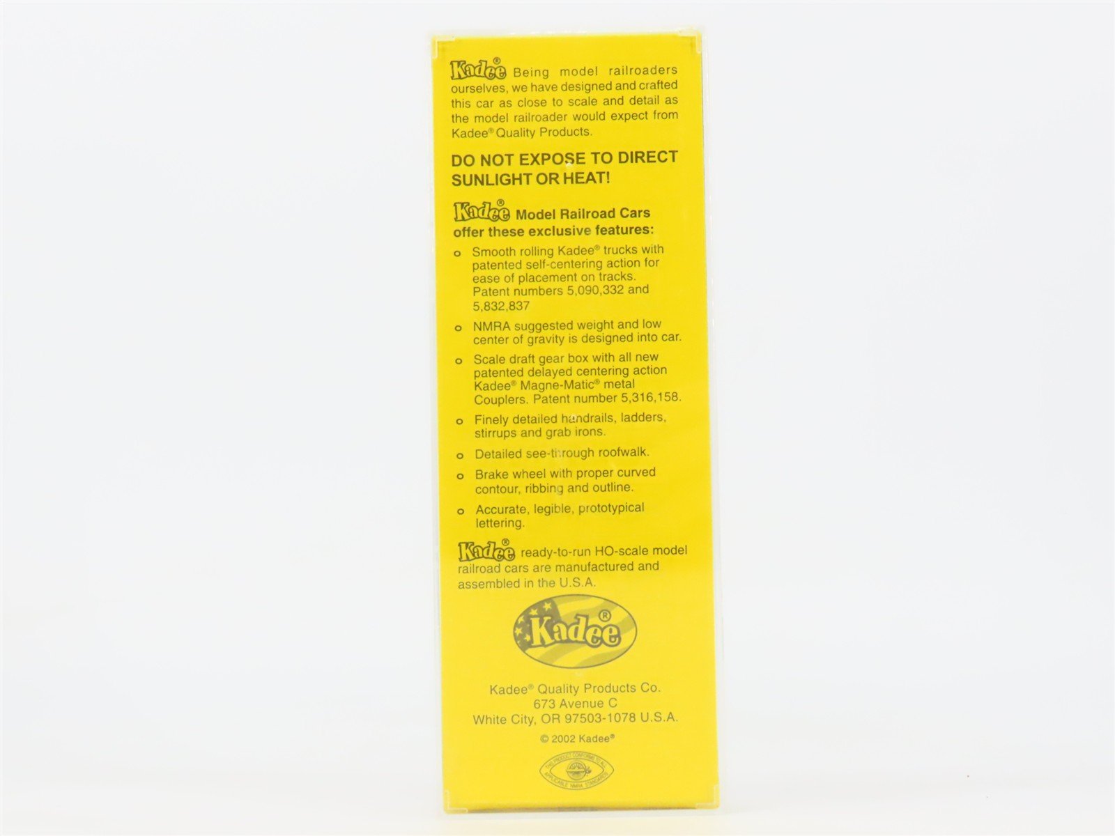HO Scale Kadee 4054 ATSF Santa Fe 40' Box Car 31536 RTR