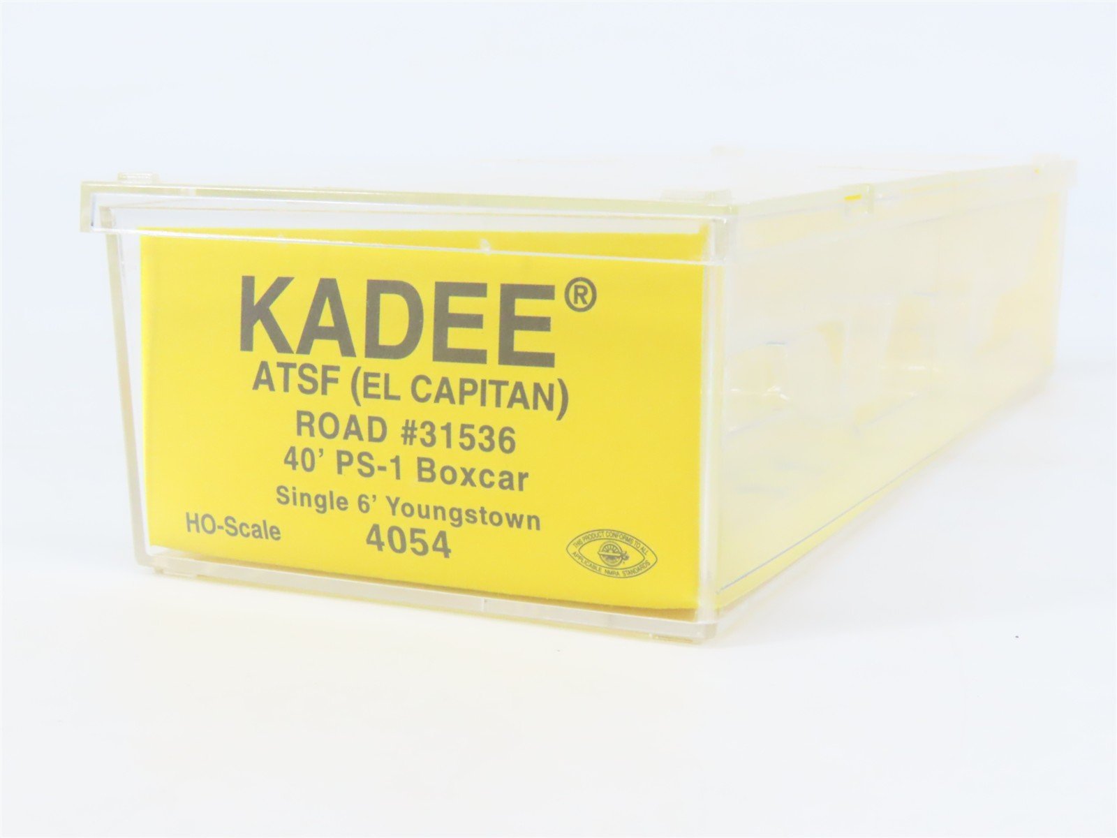 HO Scale Kadee 4054 ATSF Santa Fe 40' Box Car 31536 RTR