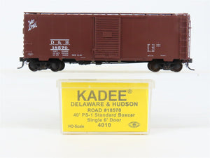 HO Scale Kadee 4010 D&H Delaware & Hudson 40' Box Car 18570 RTR