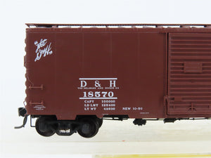 HO Scale Kadee 4010 D&H Delaware & Hudson 40' Box Car 18570 RTR