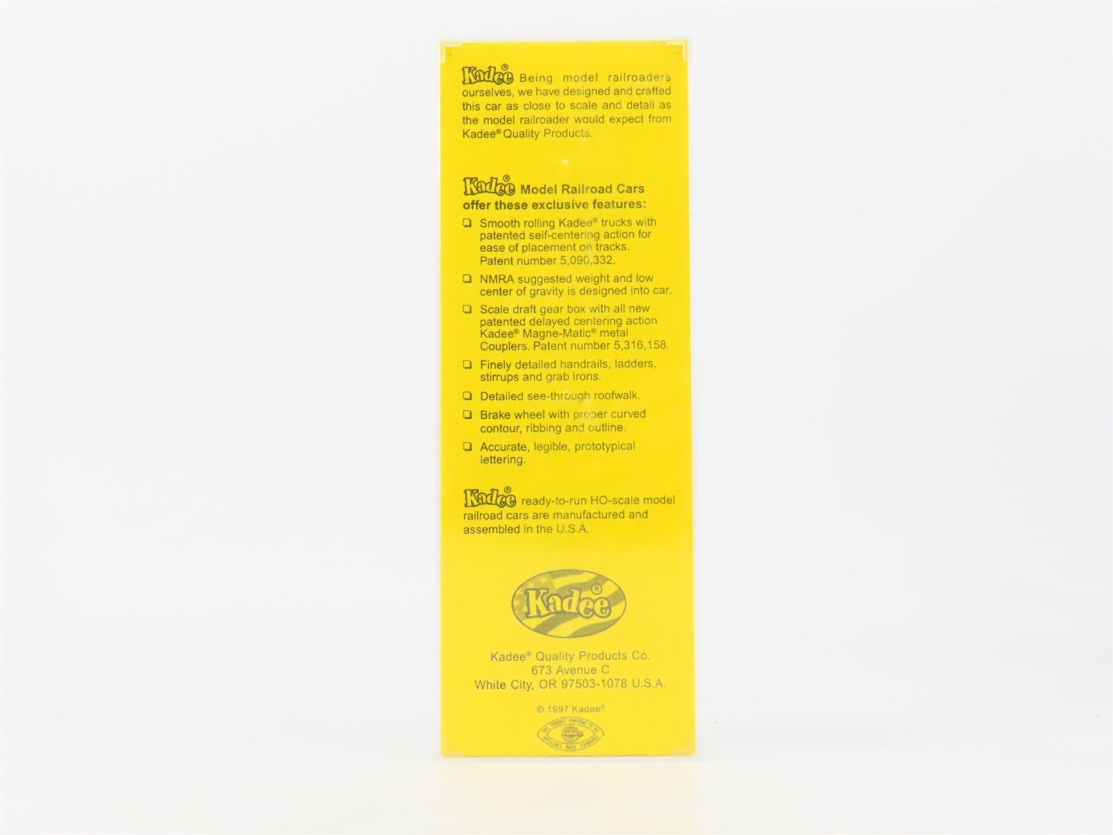 HO Scale Kadee 4010 D&H Delaware & Hudson 40' Box Car 18570 RTR