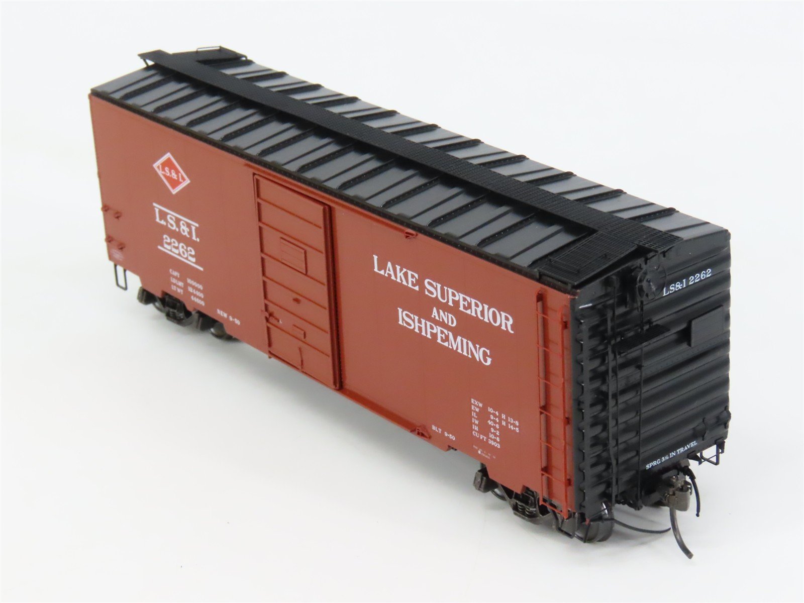 HO Scale Kadee 4060 LS&I Lake Superior & Ishpeming 40' Box Car 2262 RTR