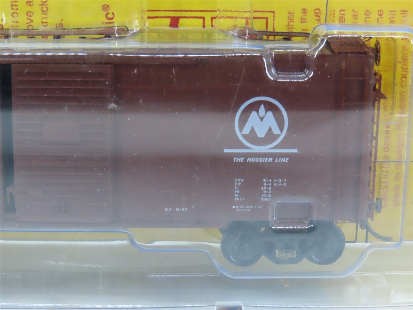 HO Scale Kadee 4012 CIL Monon 40' PS-1 Box Car 726 RTR