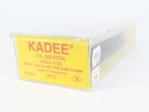 HO Scale Kadee 4012 CIL Monon 40' PS-1 Box Car 726 RTR