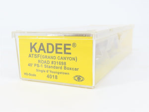 HO Scale Kadee 4018 ATSF Santa Fe 40' Box Car 31698 RTR