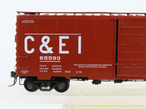 HO Scale Kadee 4030 C&EI Chicago & Eastern Illinois 40' Box Car 65593 RTR