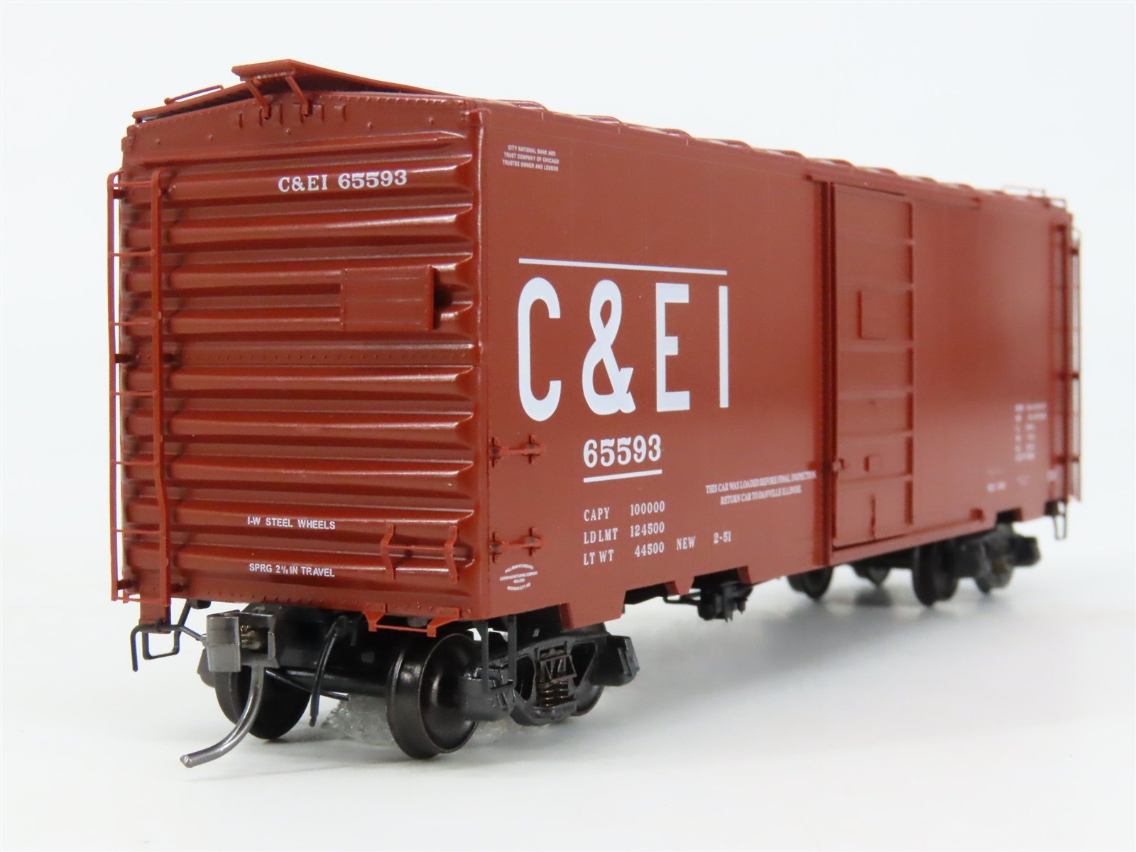HO Scale Kadee 4030 C&EI Chicago & Eastern Illinois 40' Box Car 65593 RTR
