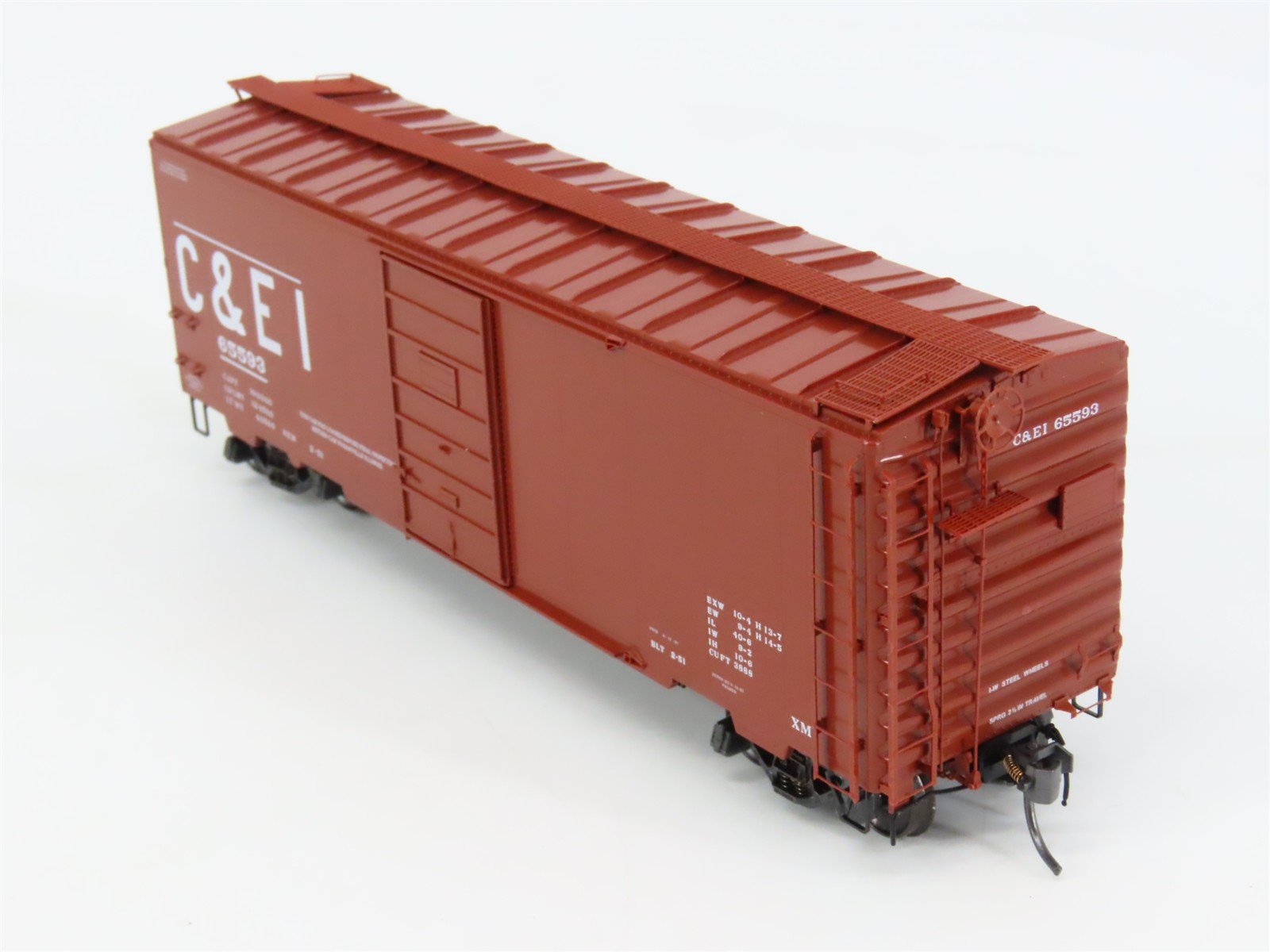 HO Scale Kadee 4030 C&EI Chicago & Eastern Illinois 40' Box Car 65593 RTR