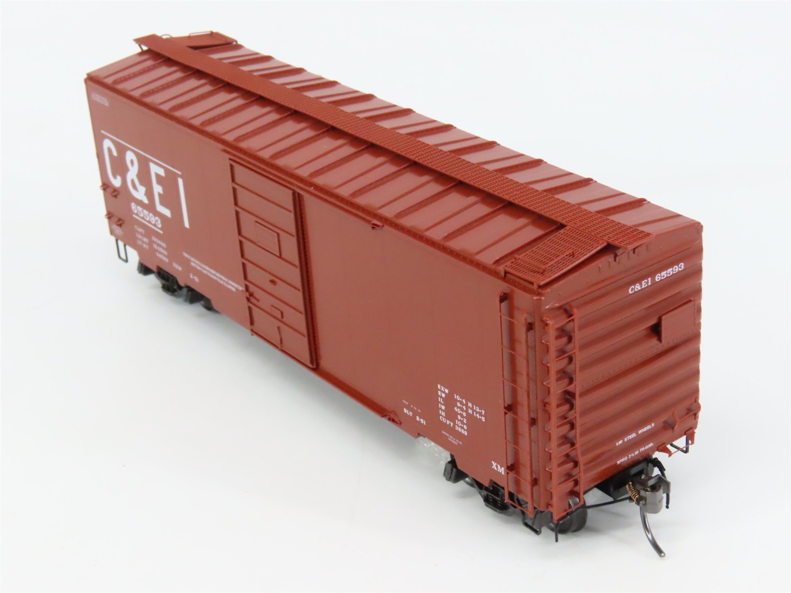 HO Scale Kadee 4030 C&EI Chicago & Eastern Illinois 40' Box Car 65593 RTR