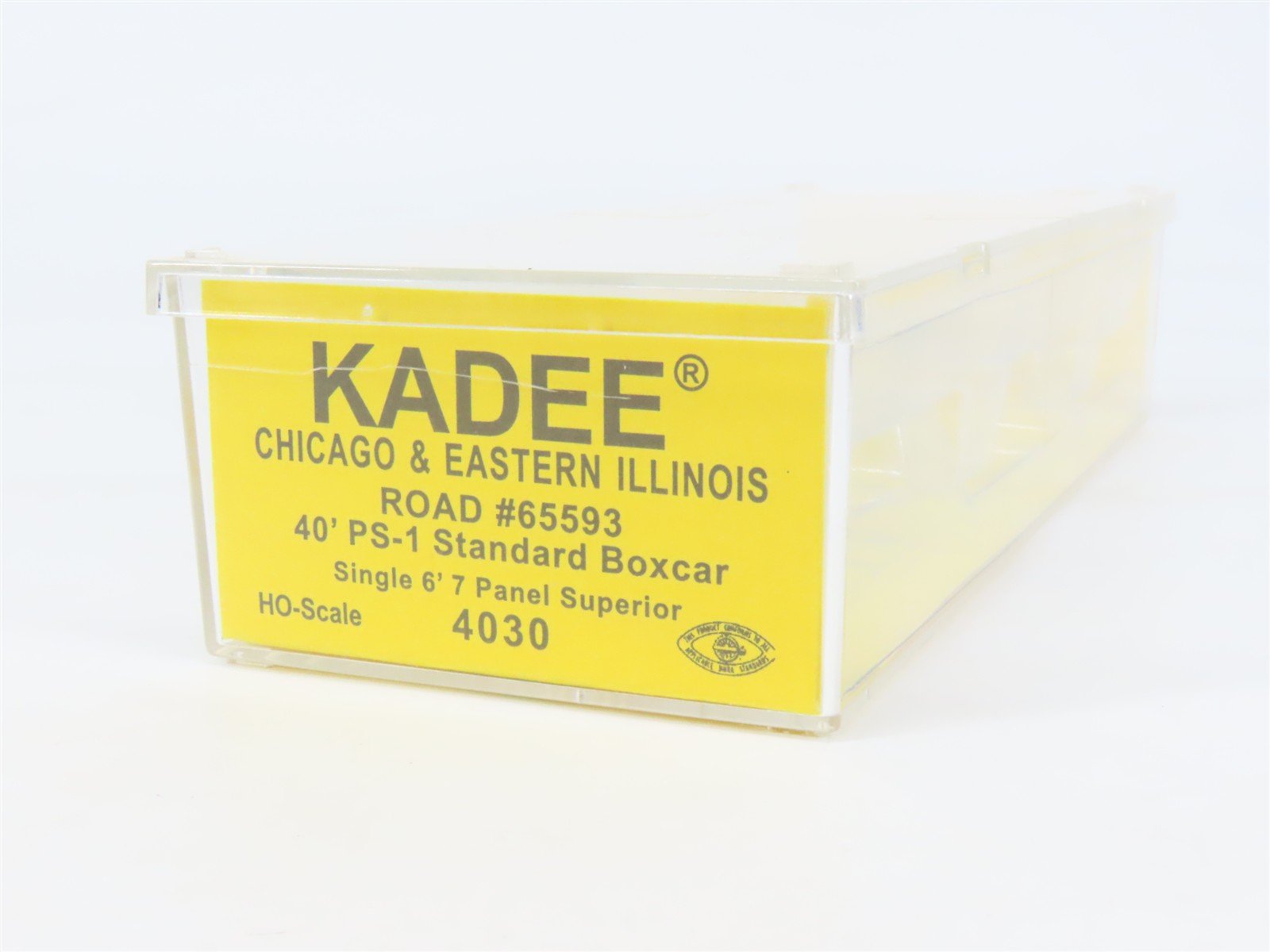 HO Scale Kadee 4030 C&EI Chicago & Eastern Illinois 40' Box Car 65593 RTR