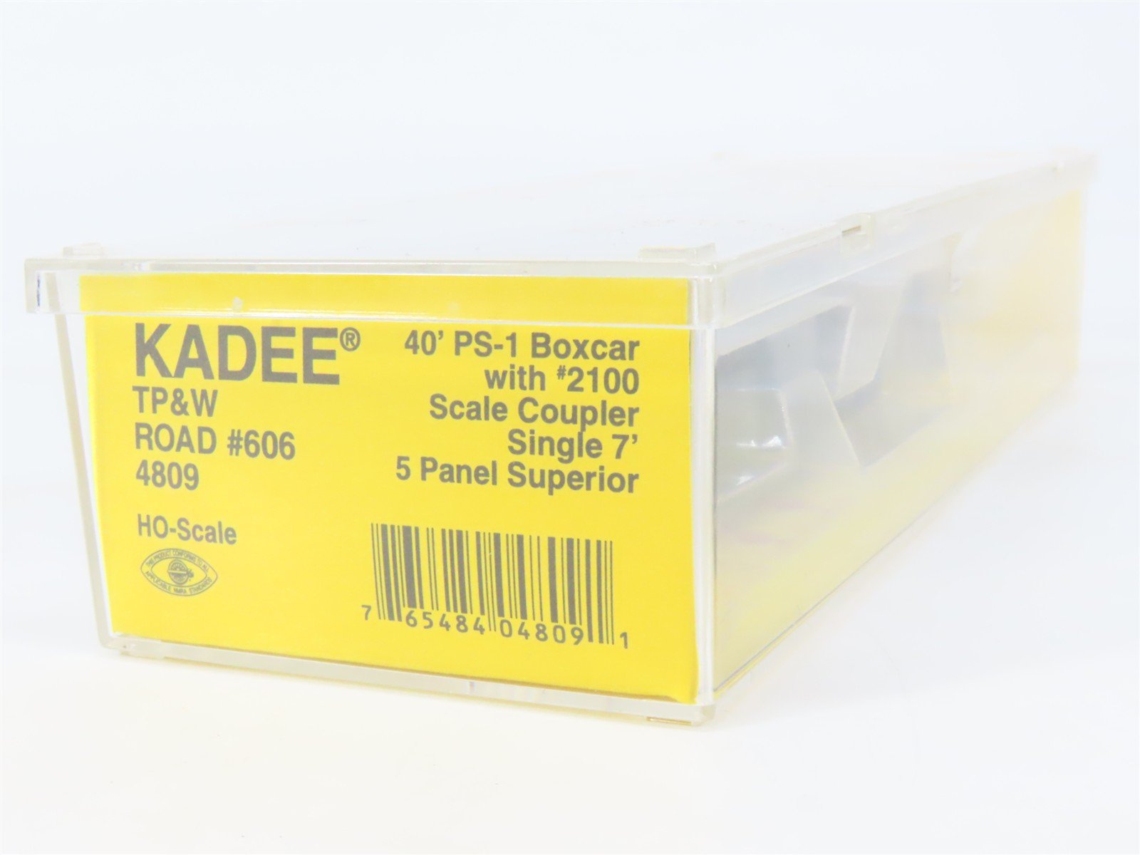HO Scale Kadee 4809 TP&W Toledo, Peoria & Western 40' Box Car 606 RTR