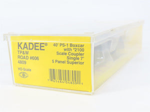 HO Scale Kadee 4809 TP&W Toledo, Peoria & Western 40' Box Car 606 RTR