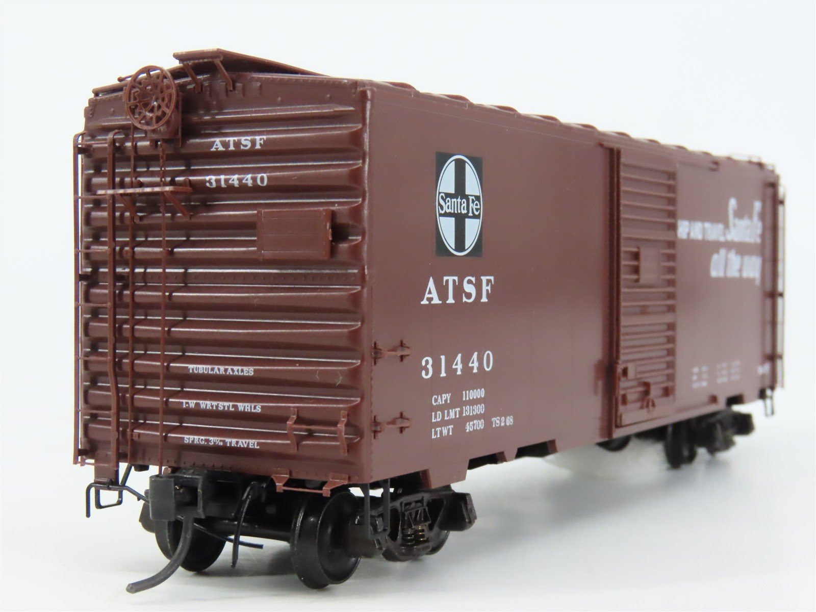 HO Scale Kadee 4015 ATSF Santa Fe 40' Box Car 31440 RTR
