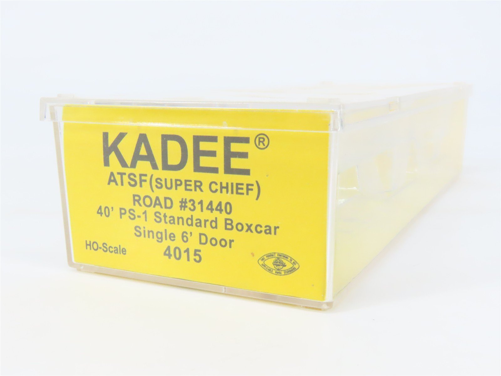 HO Scale Kadee 4015 ATSF Santa Fe 40' Box Car 31440 RTR