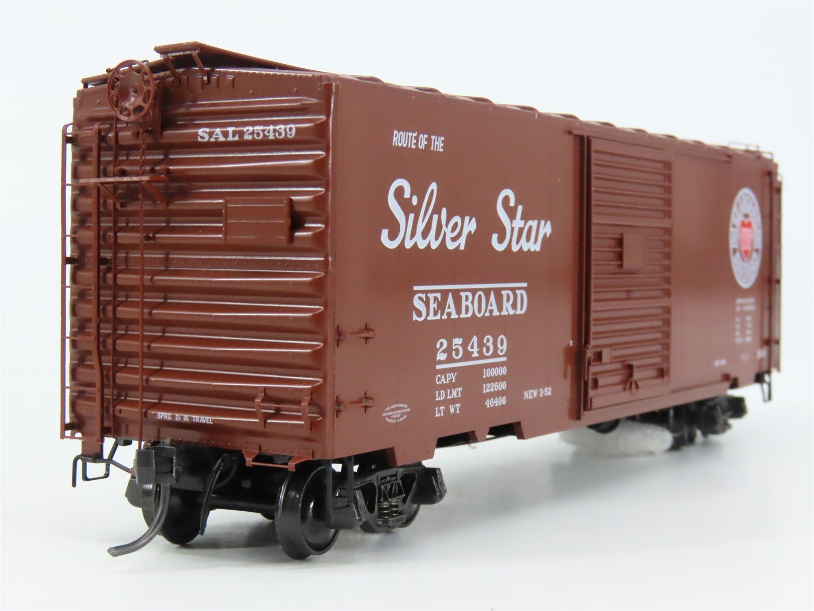HO Scale Kadee 5115 SAL Seaboard Air Line 40' Box Car 25439 RTR