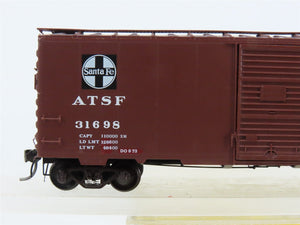 HO Scale Kadee 4018 ATSF Santa Fe 40' Box Car 31698 RTR
