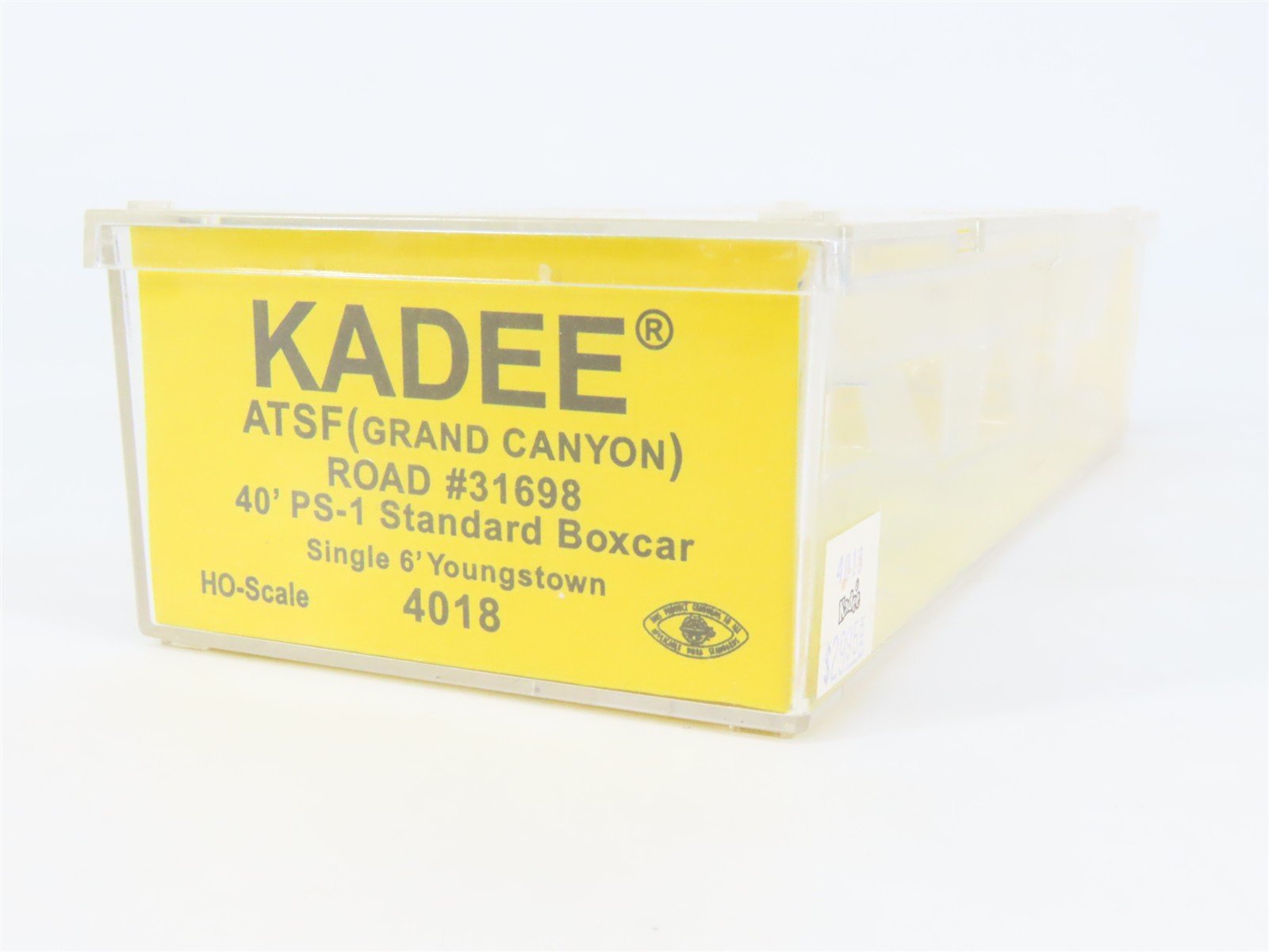 HO Scale Kadee 4018 ATSF Santa Fe 40' Box Car 31698 RTR