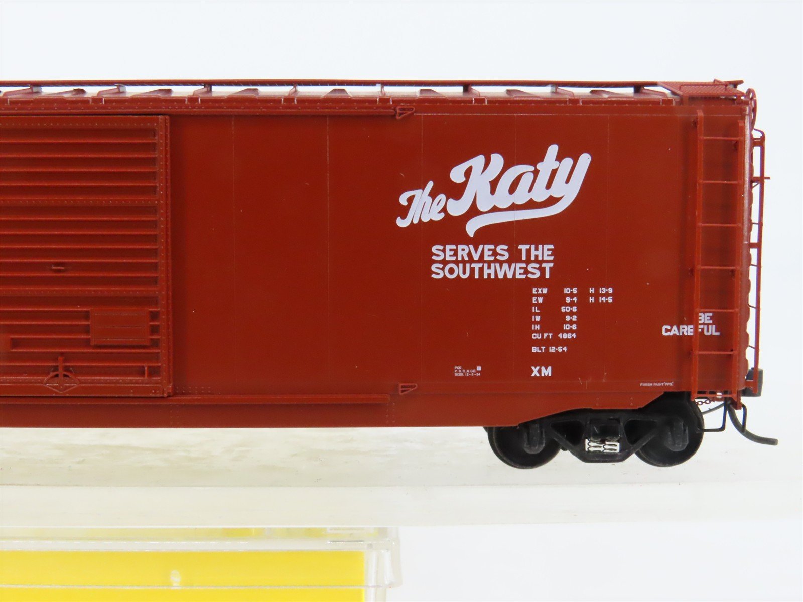 HO Scale Kadee 6504 MKT Missouri-Kansas-Texas 50' Box Car 99371 RTR
