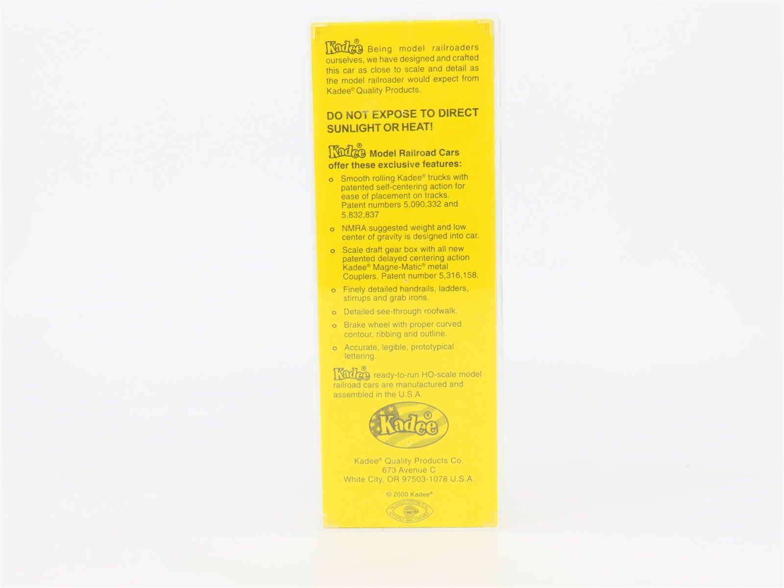 HO Scale Kadee 6504 MKT Missouri-Kansas-Texas 50' Box Car 99371 RTR