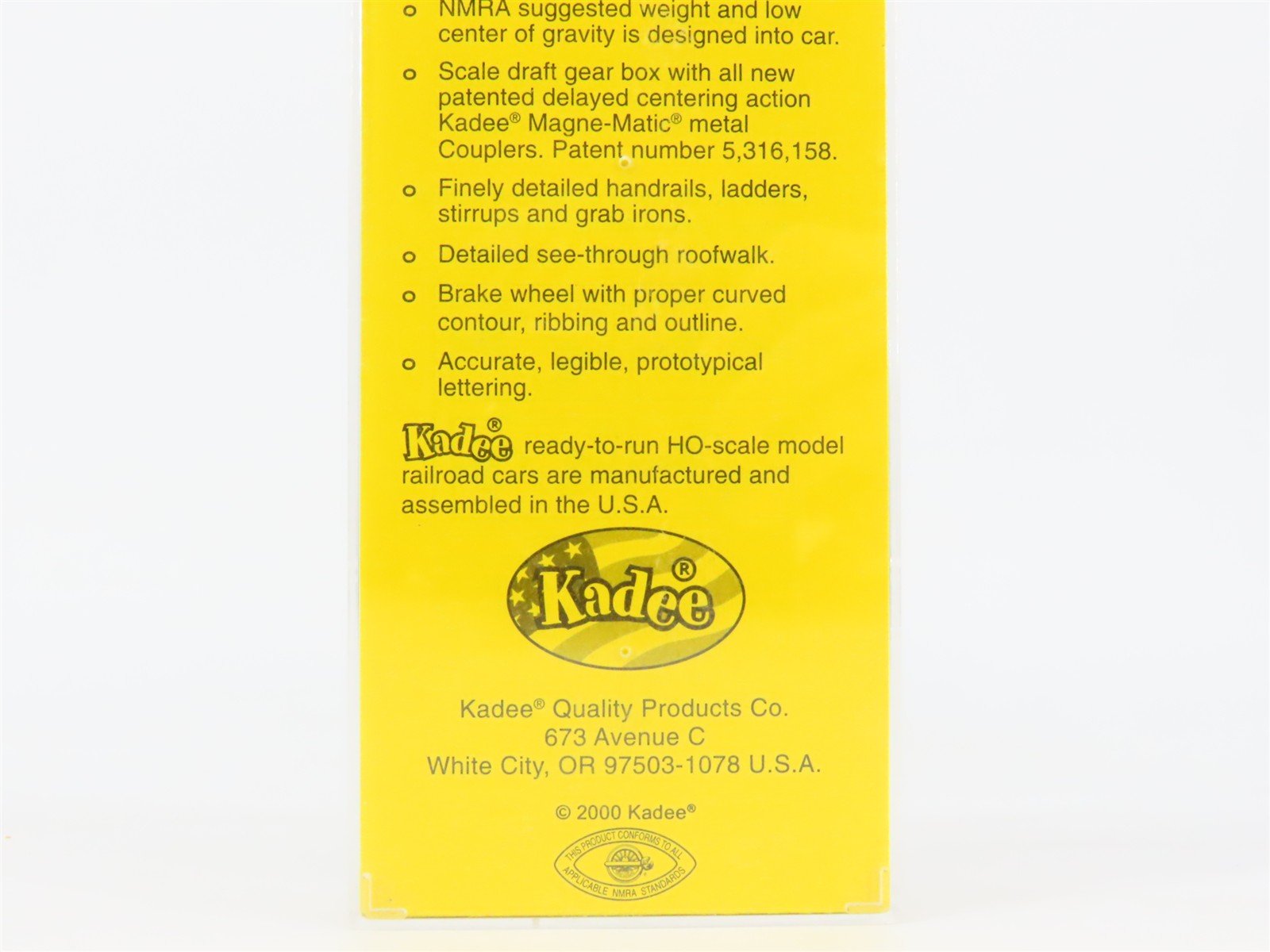 HO Scale Kadee 6504 MKT Missouri-Kansas-Texas 50' Box Car 99371 RTR