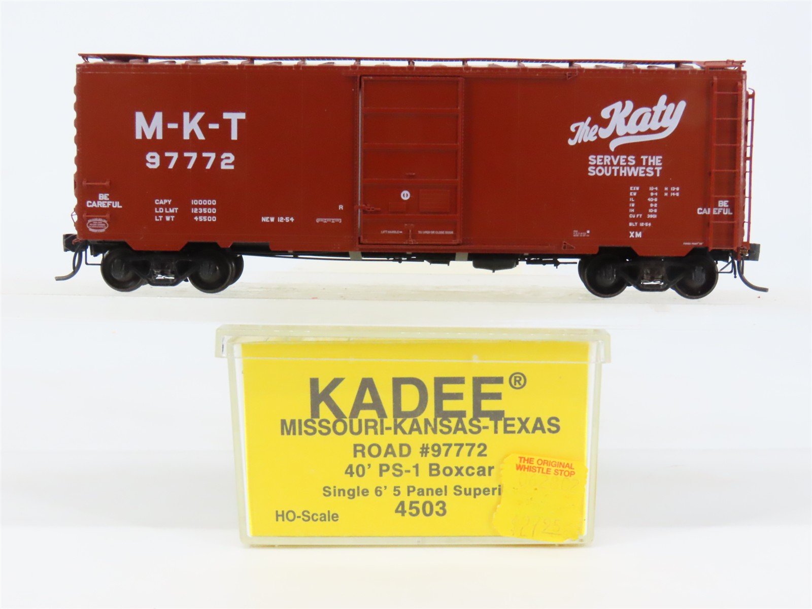 HO Scale Kadee 4503 MKT Missouri-Kansas-Texas 40' Box Car 97772 RTR