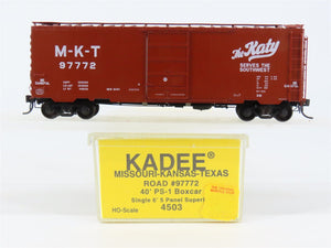 HO Scale Kadee 4503 MKT Missouri-Kansas-Texas 40' Box Car 97772 RTR