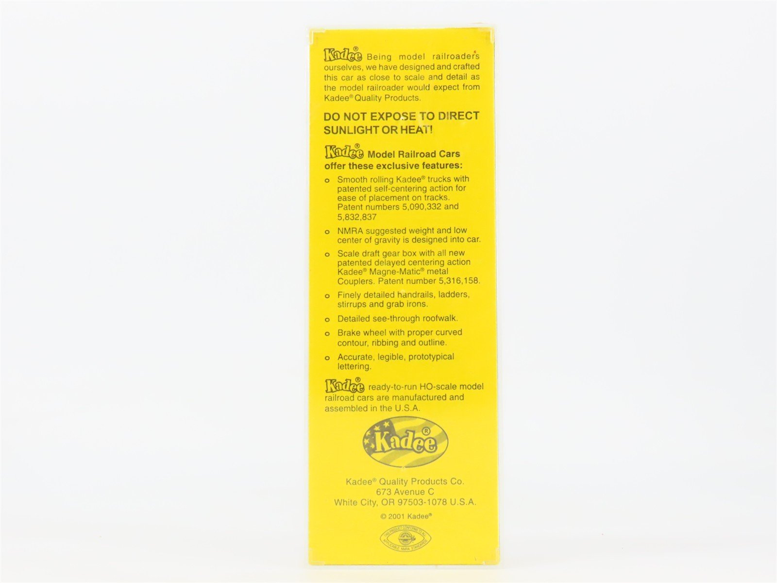 HO Scale Kadee 4503 MKT Missouri-Kansas-Texas 40' Box Car 97772 RTR