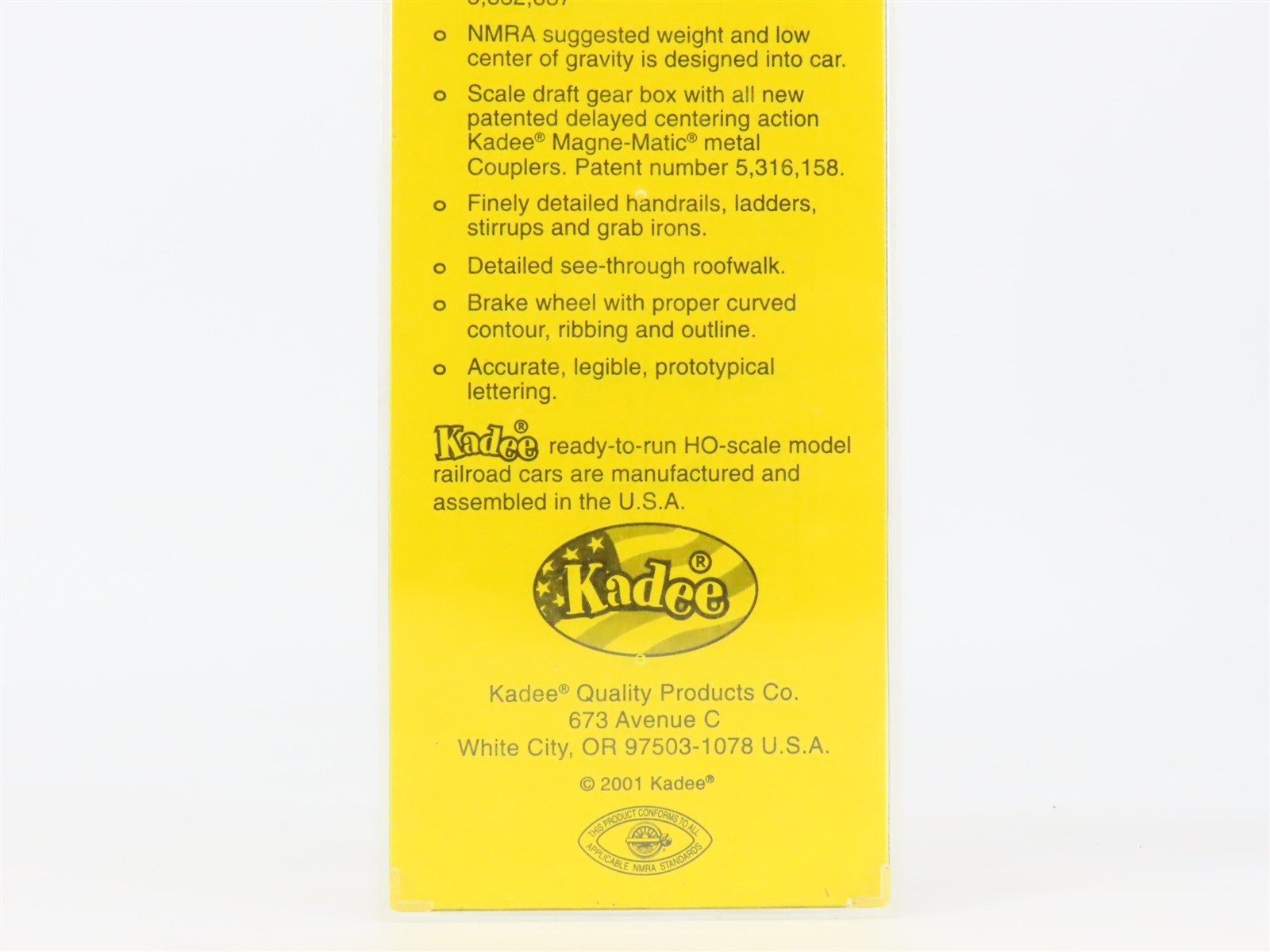 HO Scale Kadee 4503 MKT Missouri-Kansas-Texas 40' Box Car 97772 RTR