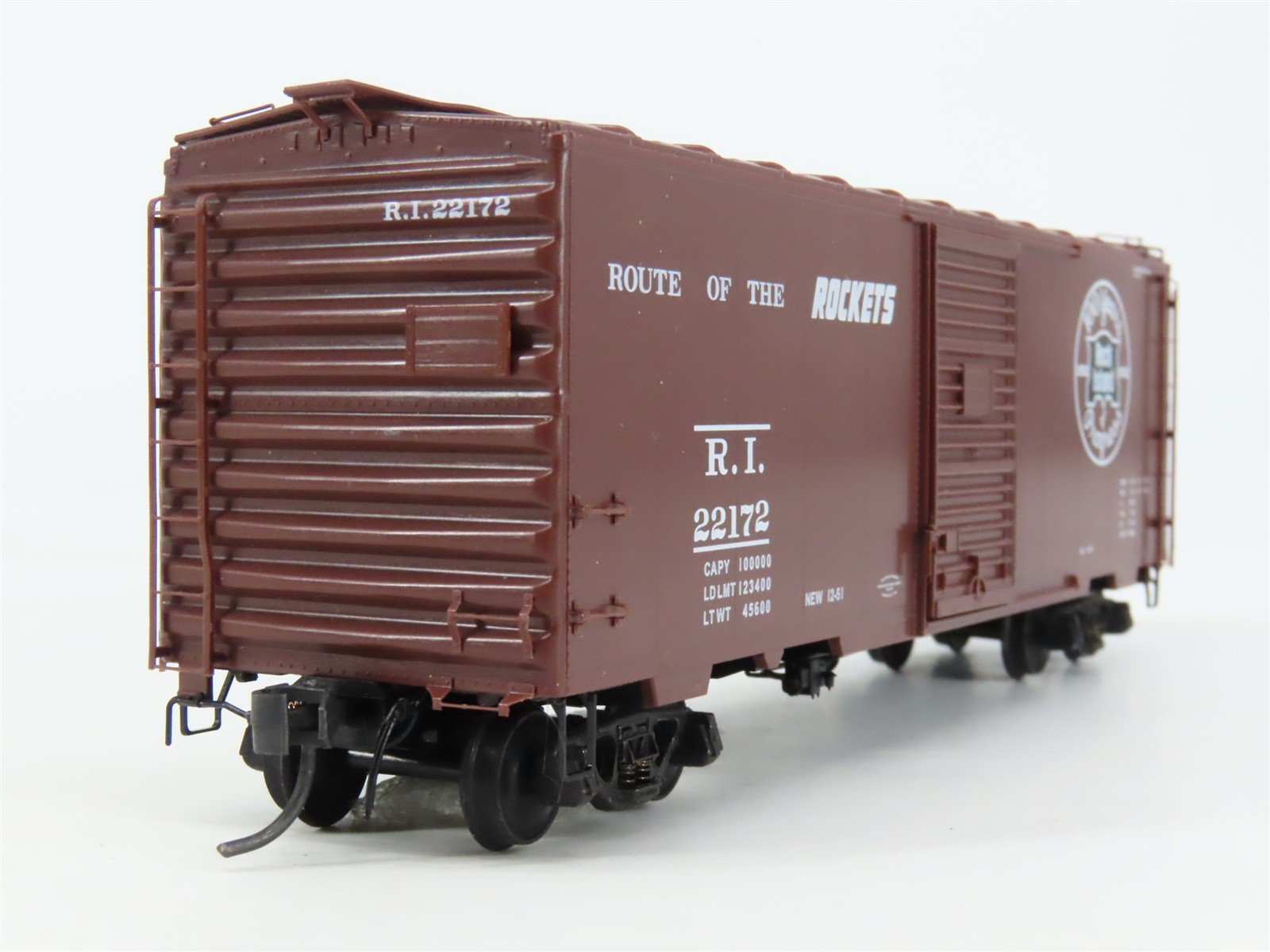 HO Scale Kadee 4008 RI Rock Island 40' Box Car 22172 RTR