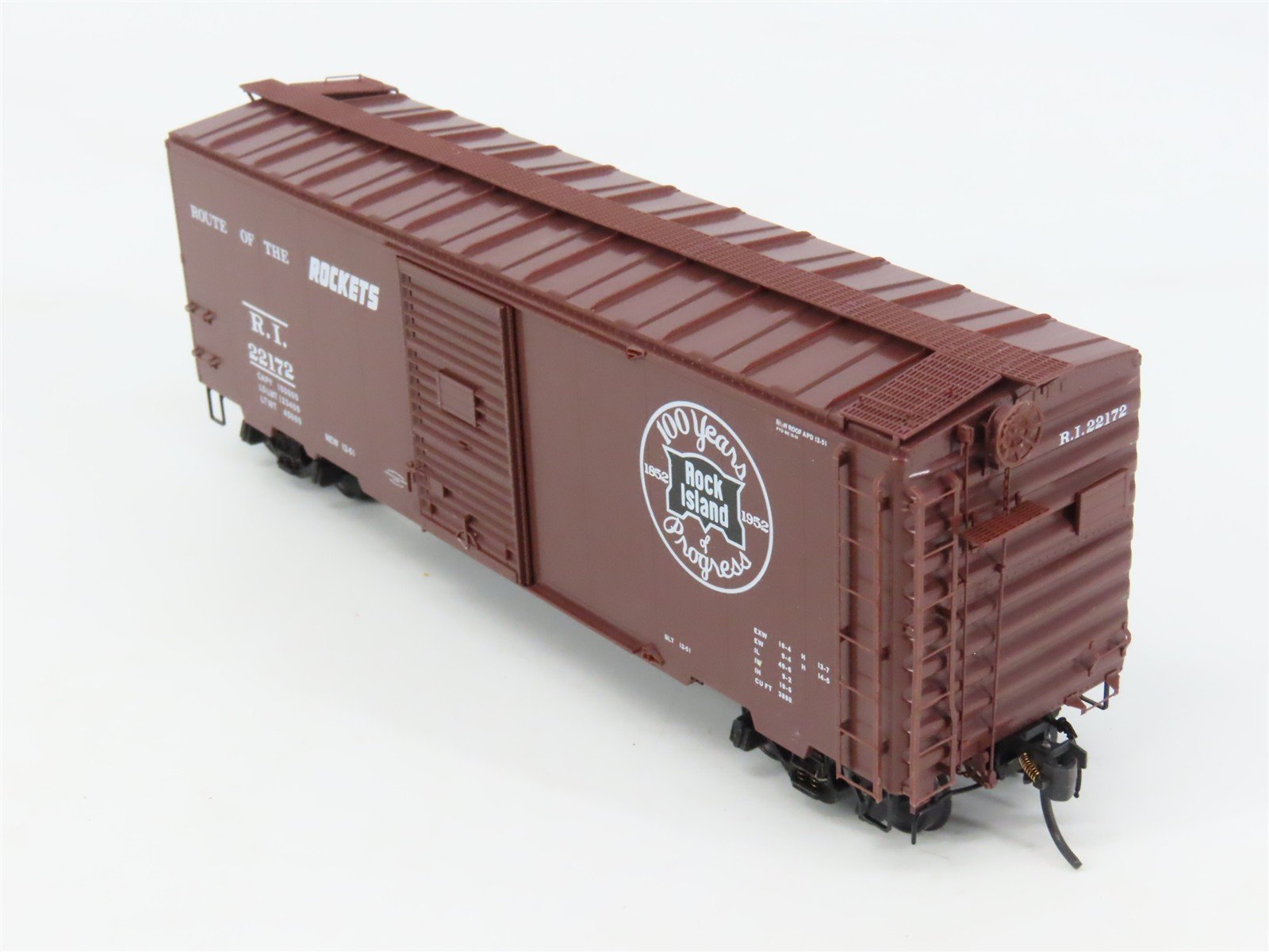 HO Scale Kadee 4008 RI Rock Island 40' Box Car 22172 RTR