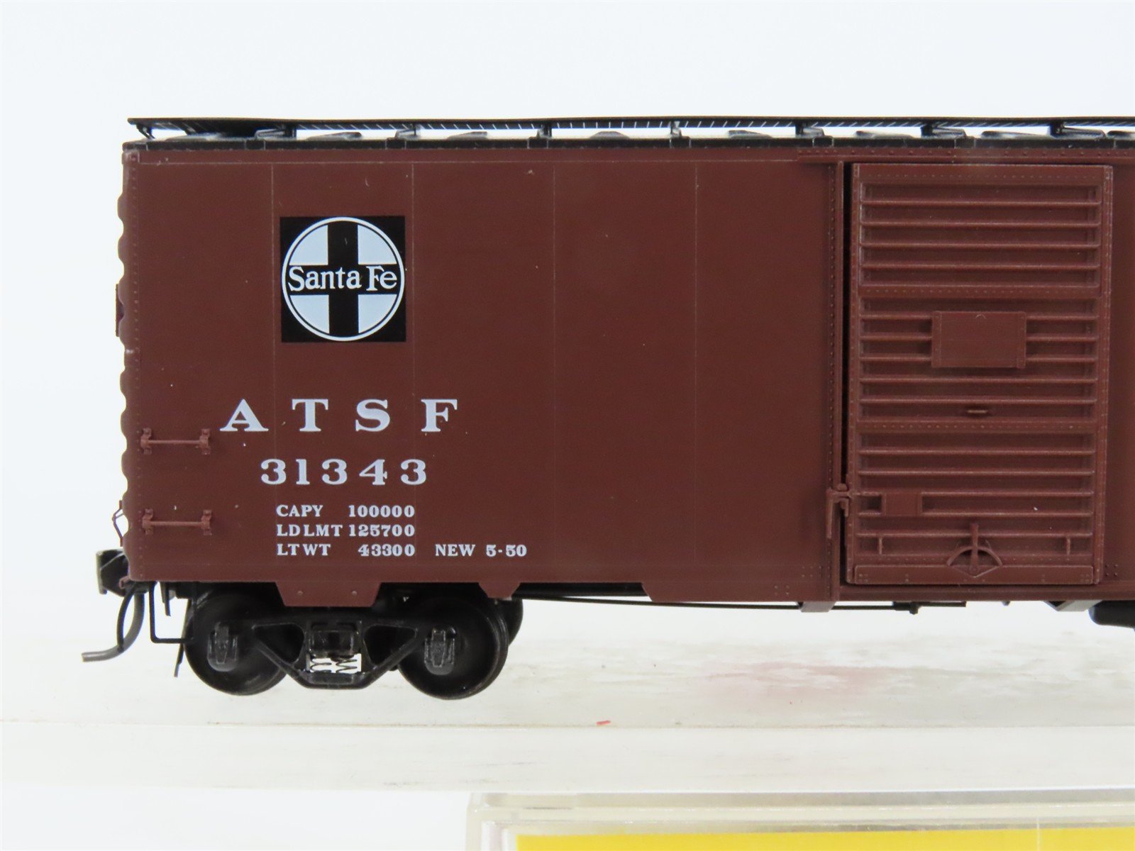 HO Scale Kadee 4036 ATSF Santa Fe 40' Box Car 31343 RTR