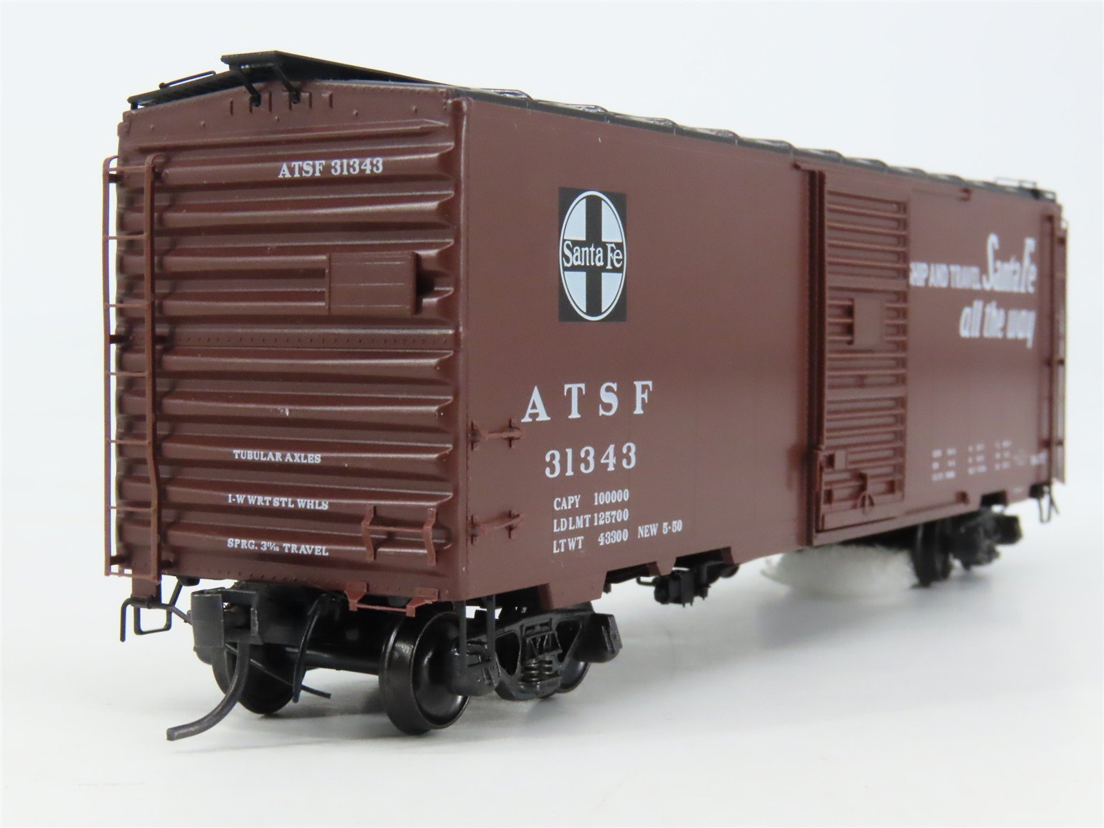 HO Scale Kadee 4036 ATSF Santa Fe 40' Box Car 31343 RTR