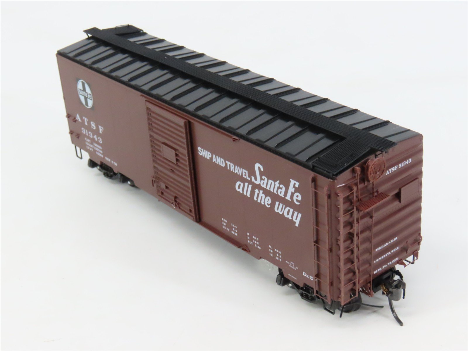 HO Scale Kadee 4036 ATSF Santa Fe 40' Box Car 31343 RTR