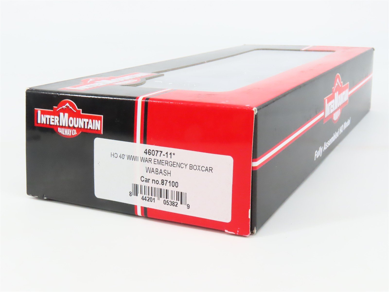 HO Scale InterMountain 46077-11 WAB Wabash 40' Box Car 87100 RTR
