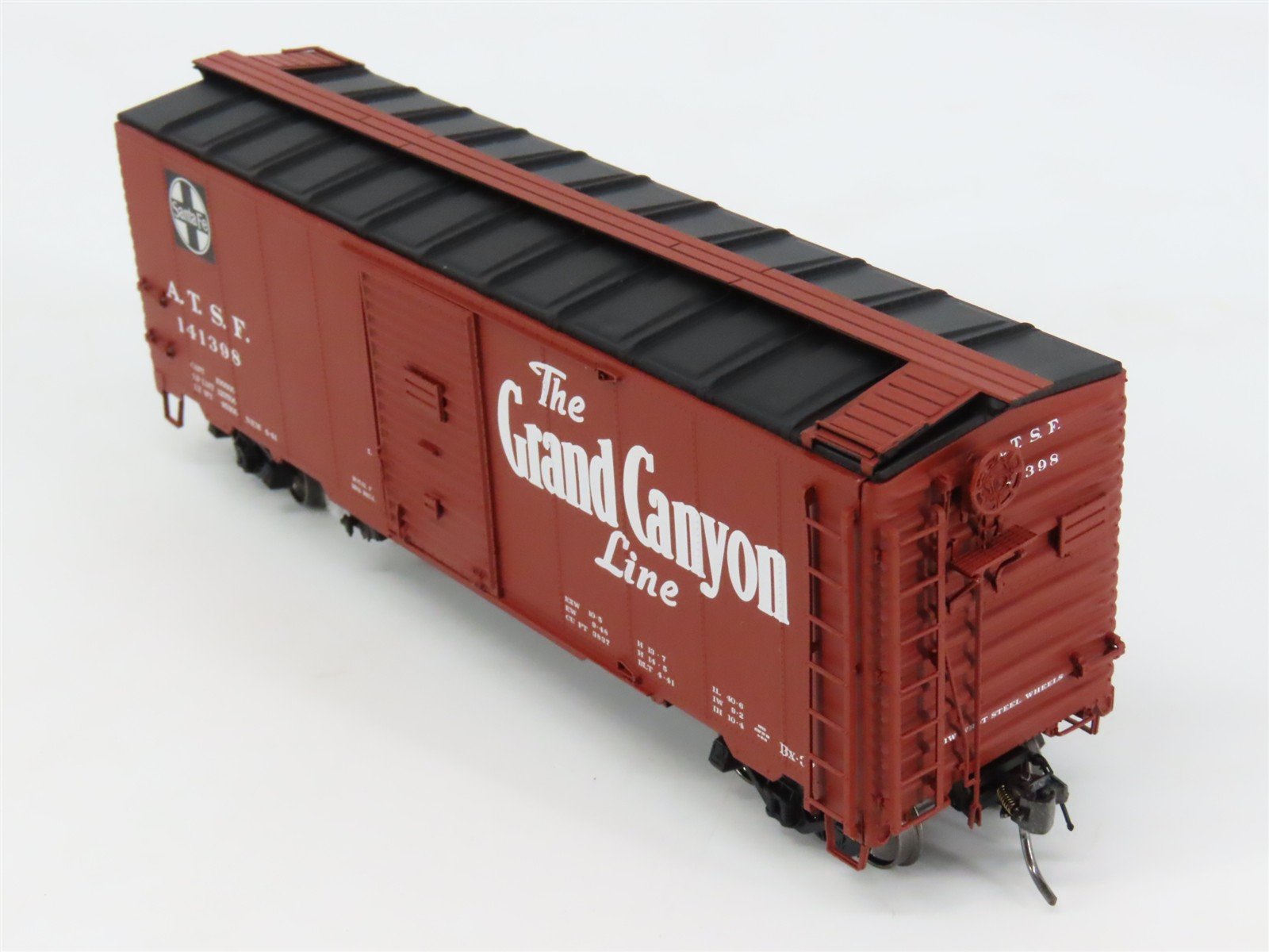 HO Scale InterMountain 45832-02 ATSF Santa Fe 40' Box Car 141398 RTR