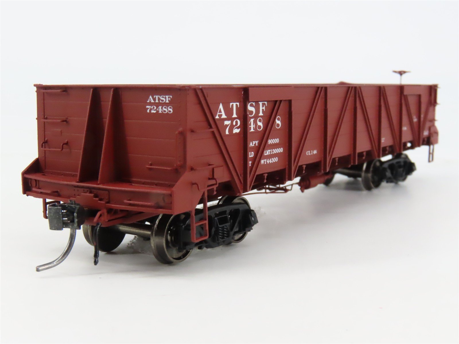 HO Scale InterMountain 47760-09 ATSF Santa Fe 40' Caswell Gondola 72488 RTR