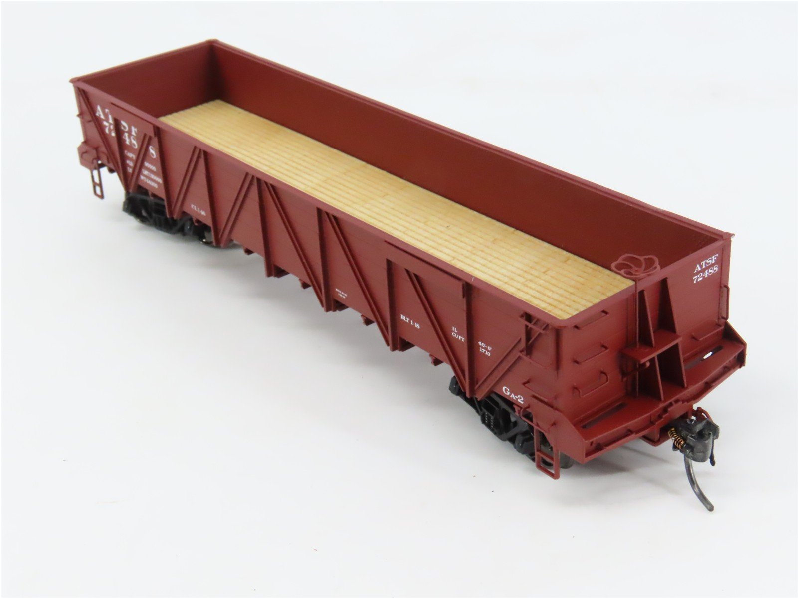 HO Scale InterMountain 47760-09 ATSF Santa Fe 40' Caswell Gondola 72488 RTR